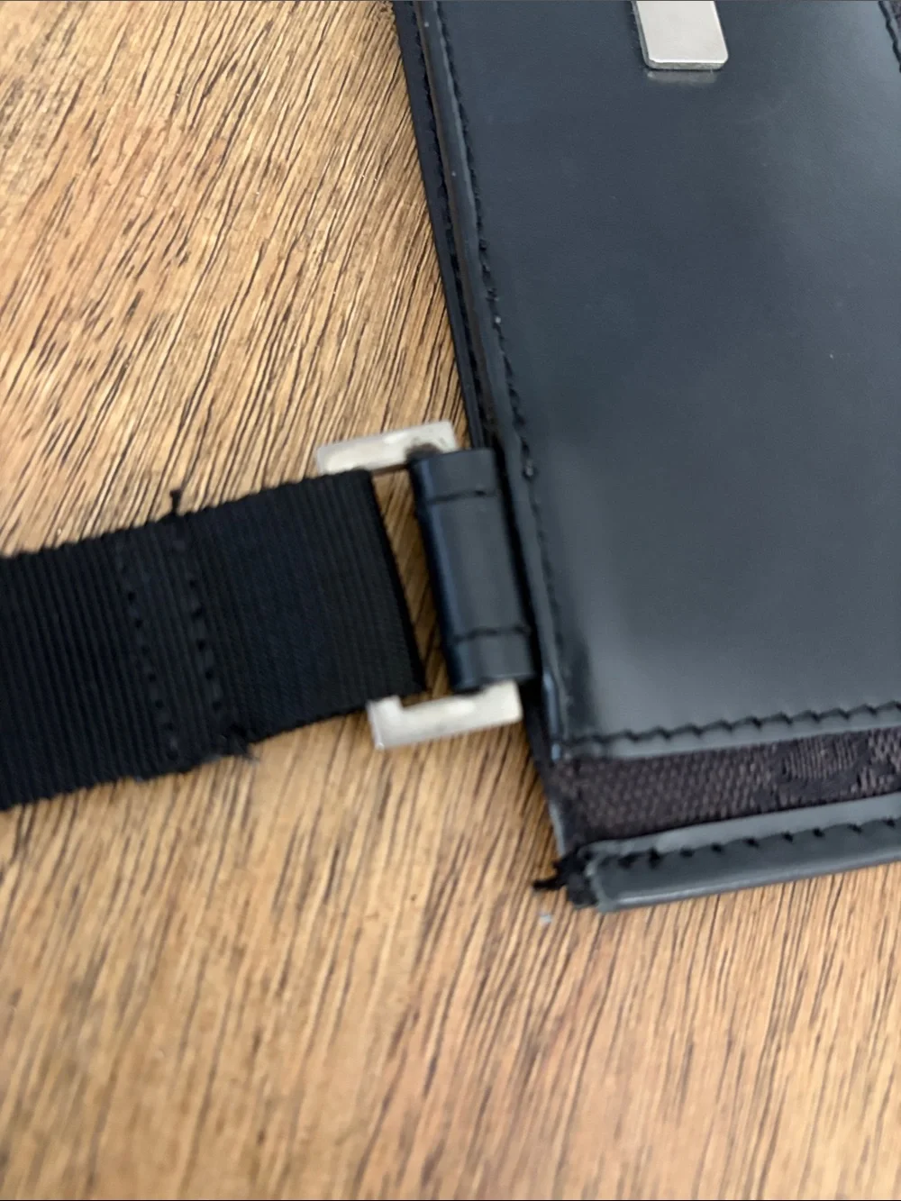 Gucci Black GG Canvas Messenger Crossbody